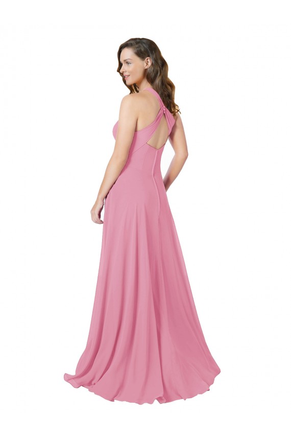 Outlet Chiffon Prom Dress with Keyhole Front UK