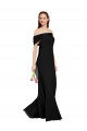 Outlet Fit and Flare Long Chiffon Prom Dress with Sash and Open Back UK