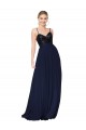 Outlet Sweetheart High Neck Sequin Top Long Chiffon Prom Dress UK