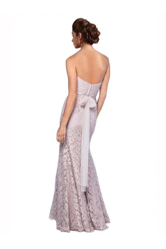 Outlet Floor Length Fitted Sweetheart Lace Prom Dress UK