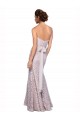 Outlet Floor Length Fitted Sweetheart Lace Prom Dress UK