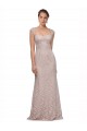 Outlet Sweetheart Neckline Cap Sleeves Lace Prom Dress with Twist UK