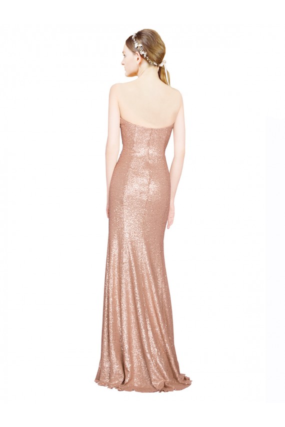 Outlet Sweetheart Full Length Long Sequin Prom Dress UK