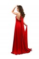 Outlet High Slit A-Line Halter Long Spandex Prom Dress Open Back UK