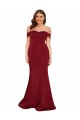 Outlet Off Shoulder Sleeves Sweetheart Neckline Long Spandex Prom Dress UK