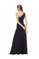 Outlet Fit and Flare Crepe Prom Dress with One Shoulder UK
