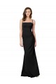 Outlet Fit and Flare Slim Crepe Prom Dress with Cutout Back UK