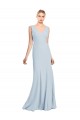 Outlet Sleeveless Seamed Bodice Trumpet Prom Dress UK