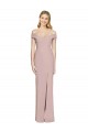 Outlet Off the Shoulder Criss Cross Back Trumpet Prom Dress UK