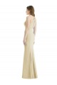 Outlet Criss Cross Twist Cutout Back Trumpet Prom Dress UK