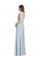 Outlet Bateau Neck Cap Sleeves Open Back Trumpet Prom Dress UK