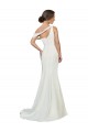 Outlet One Shoulder Crepe Prom Dress with Draped Off the Shoulder Strap UK