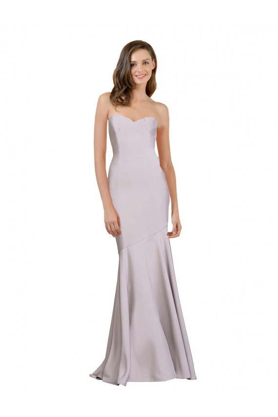 Outlet Crepe Mermaid Prom Dress with Low Back UK