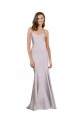 Outlet Crepe Mermaid Prom Dress with Low Back UK