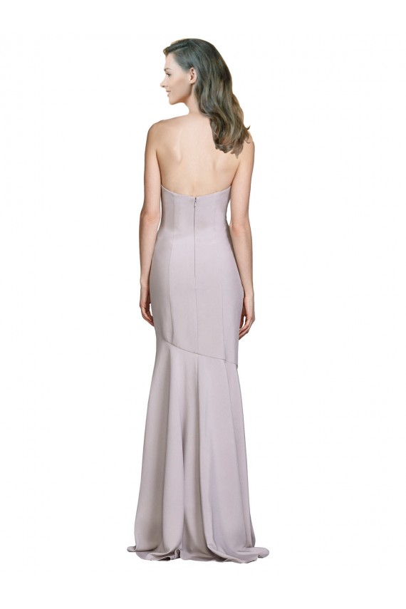 Outlet Crepe Mermaid Prom Dress with Low Back UK