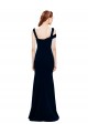 Outlet Sleeveless Crepe Mermaid Prom Dress with Side Slit UK