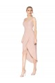 Outlet Short Knee Length Crepe Cocktail Dress / Prom Dress UK