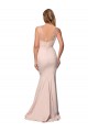 Outlet Full Length Sweetheart Crepe Prom Dress with Tulle Overlay UK