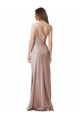 Outlet One Shoulder Black-Tie Floor Length Long Stretch Satin Prom Dress UK