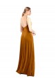 Outlet Long Velvet Cowl Neck Slip Prom Dress UK