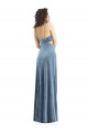 Outlet Spaghetti Strap Long Full Length Velvet Maxi Prom Dress UK