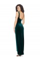 Outlet One Shoulder Velvet Front Wrap Prom Dress  UK